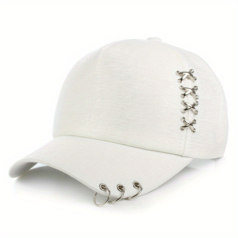 Breathable Mercerized Metal Ring Spring/Summer Parasol Baseball Cap For Men And Women - KYAAN