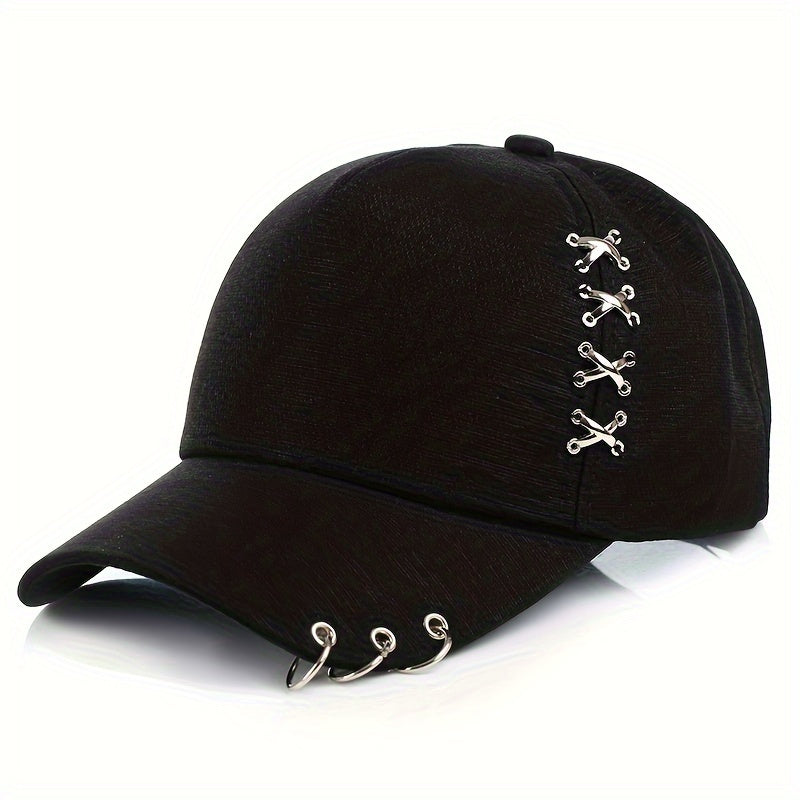 Breathable Mercerized Metal Ring Spring/Summer Parasol Baseball Cap For Men And Women - KYAAN