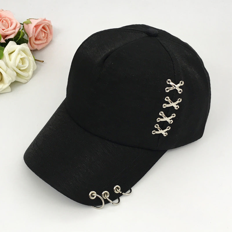 Breathable Mercerized Metal Ring Spring/Summer Parasol Baseball Cap For Men And Women - KYAAN