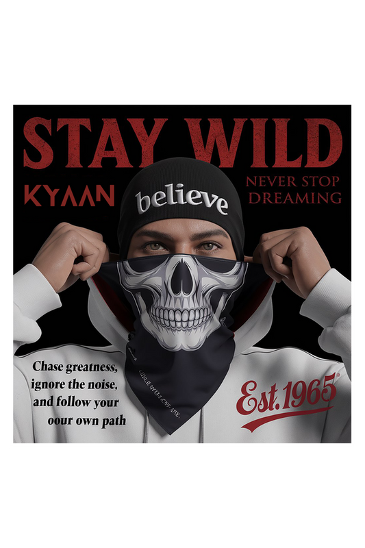 STAY WILD Unisex Oversized T-Shirt - KYAAN URBAN ELEGANCE