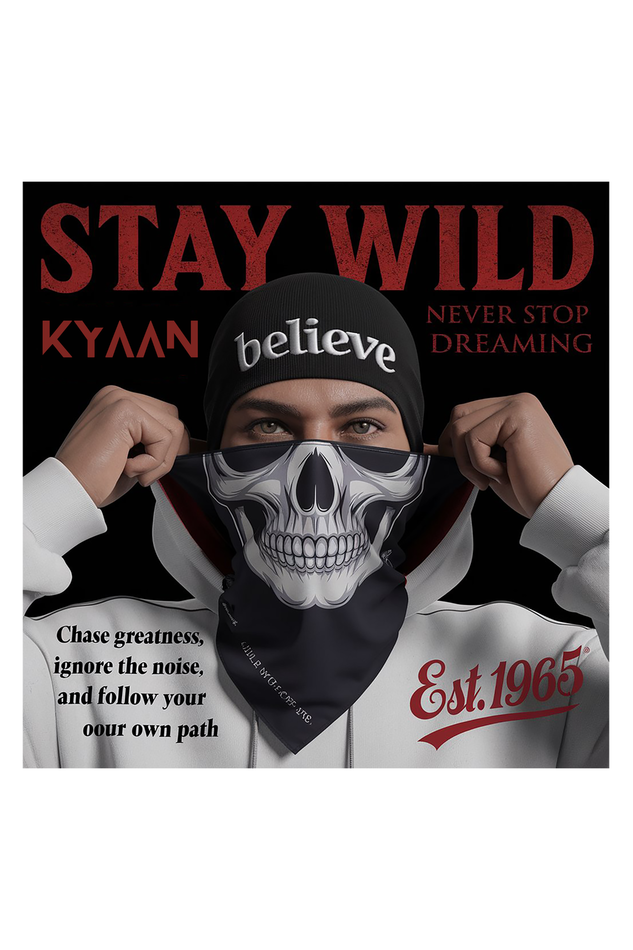 STAY WILD Unisex Oversized T-Shirt - KYAAN URBAN ELEGANCE