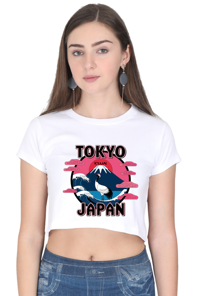 TOKYO JAPAN Crop Top - KYAAN URBAN ELEGANCE