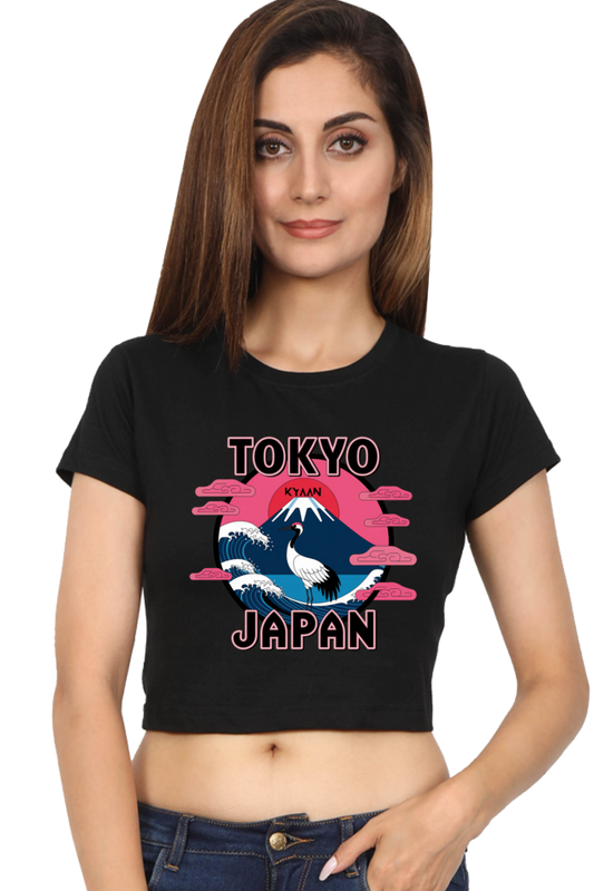 TOKYO JAPAN Crop Top - KYAAN URBAN ELEGANCE