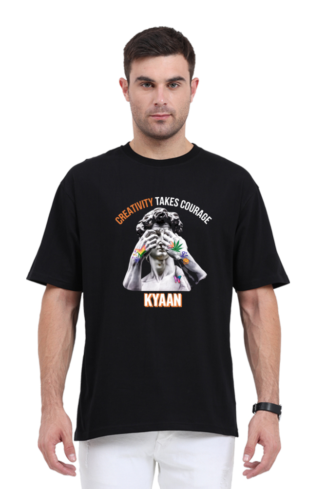 KYAAN Unisex Oversized T-Shirt - KYAAN URBAN ELEGANCE