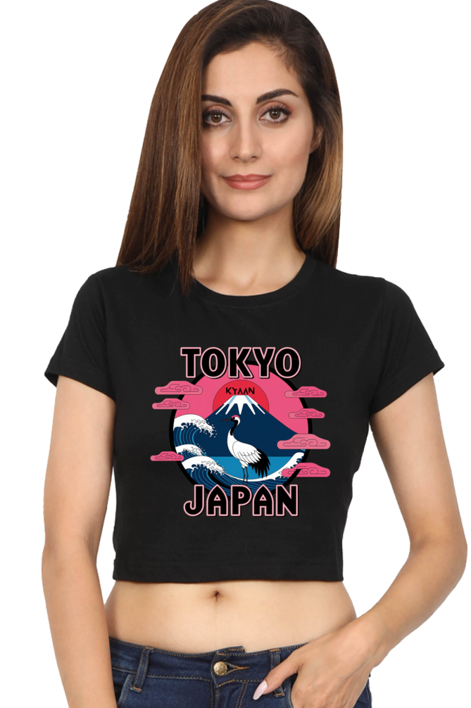 TOKYO JAPAN Crop Top - KYAAN URBAN ELEGANCE