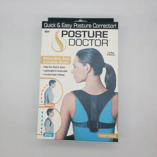 Clavicular Belt Back Posture Orthotics Band Anti-Humpback Sitting Posture Bunion Corrector Shoulder Adjustable Posture - KYAAN