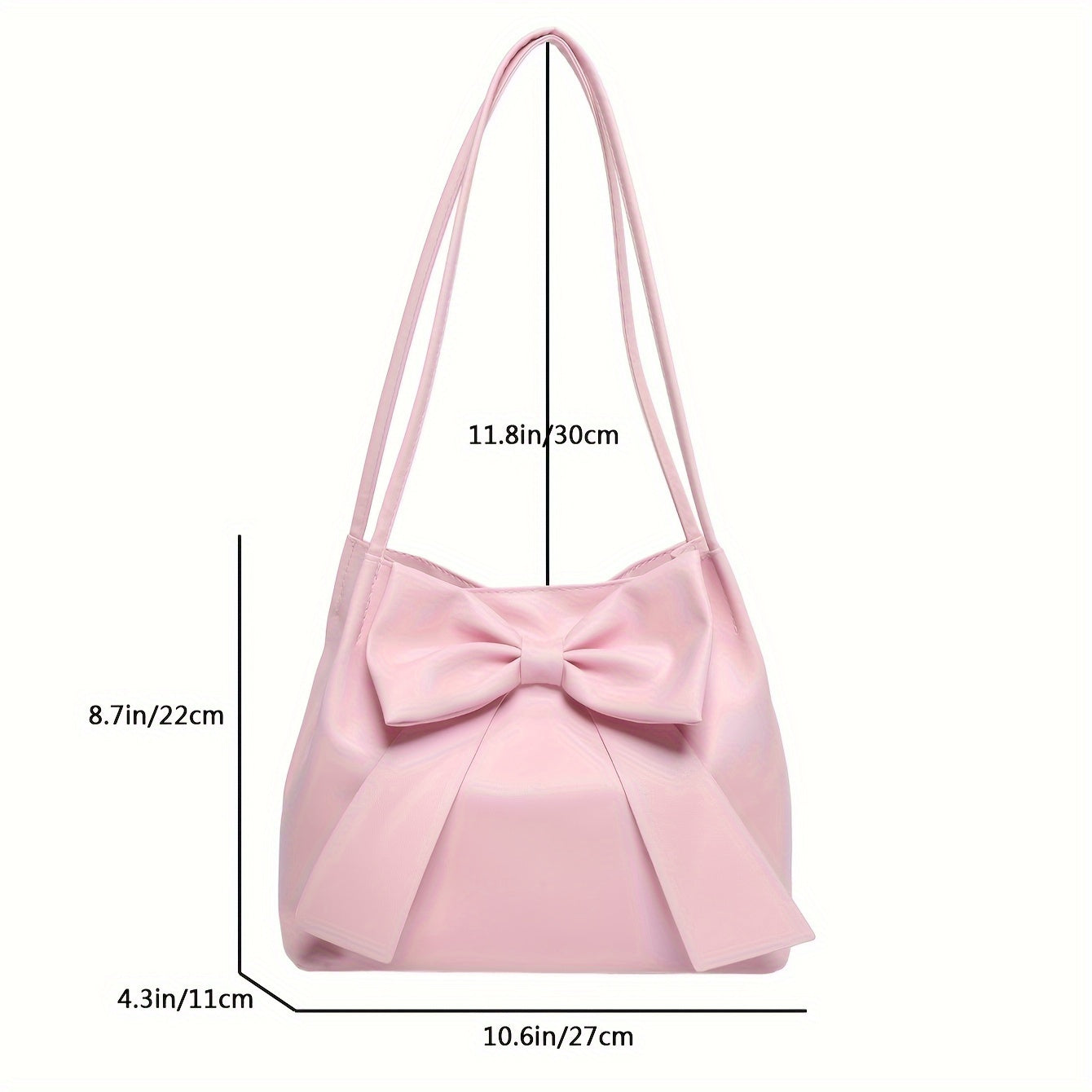 Elegant Bowknot Tote Bag For Women, Sweet Versatile Handbag & Shoulder Bag - KYAAN