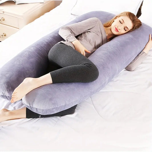 Ultimate Comfort For Expectant Mothers - U-shaped Pregnancy Pillow Strap With Multifunctional Waist Support Christmas, Halloween, Thanksgiving Day Gift - KYAAN