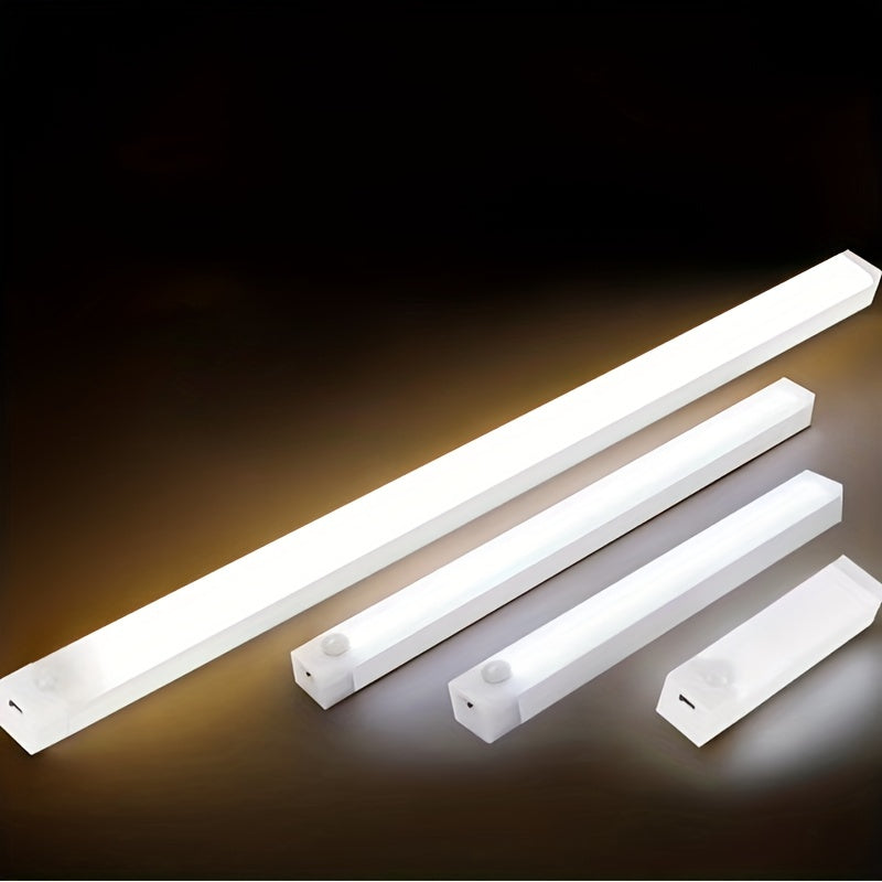 Motion-Activated LED Light Bar - Ultra-Thin, Wireless, USB Rechargeable, Perfect For Kitchen Cabinets, Stairs, Hallways & Wardrobes! - KYAAN