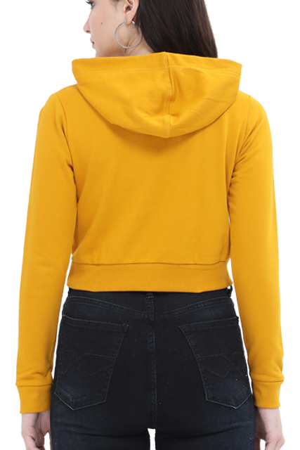 BOSSY Crop Hoodie - KYAAN URBAN ELEGANCE