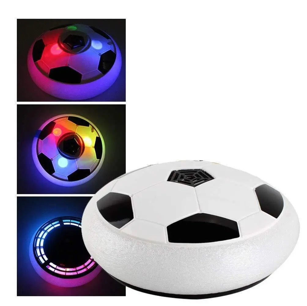 Magic Air Soccer Ball for Toddlers with Flashing Colored LED Lights - KYAAN