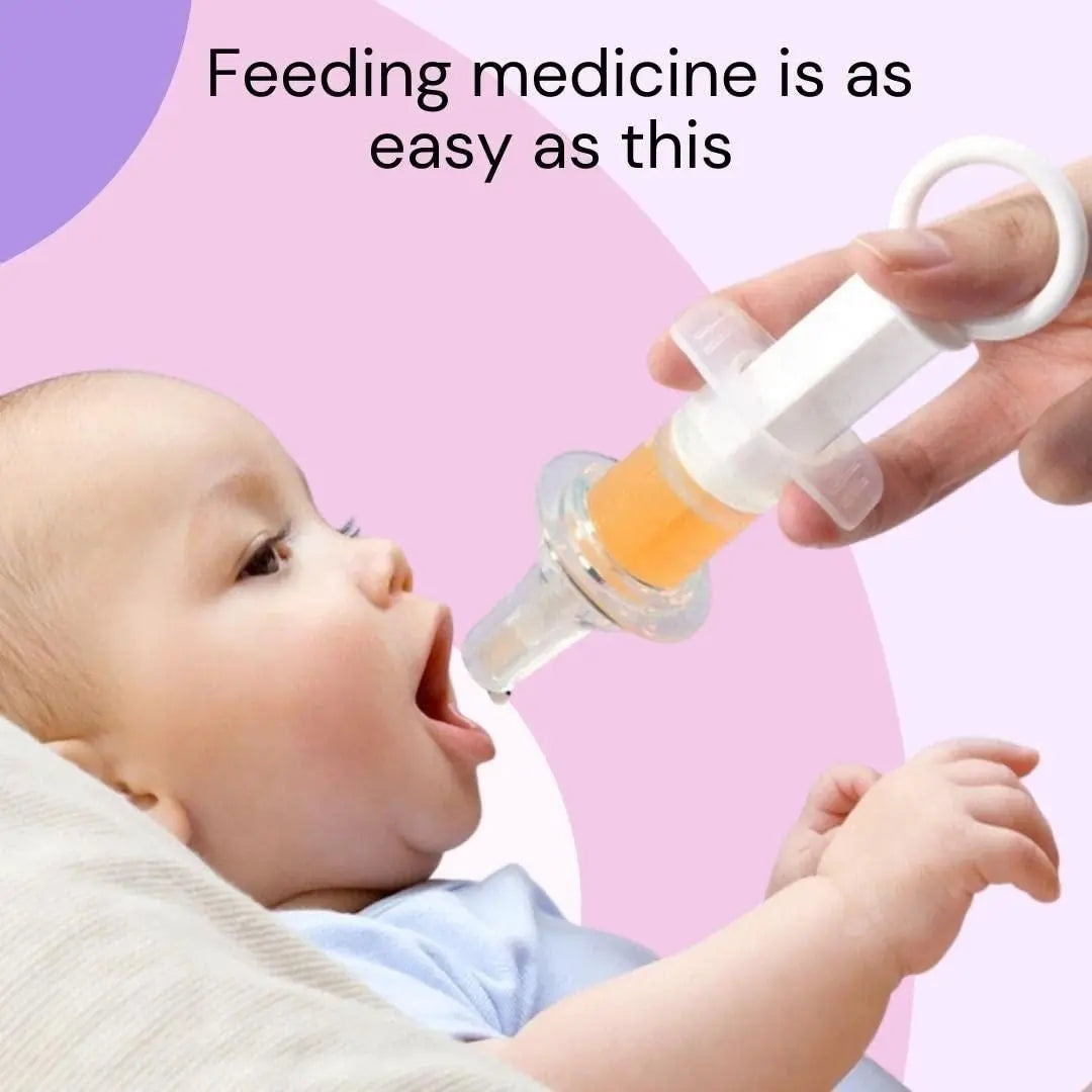 Baby Needle Feeder Medicine Dropper/Dispenser with Mesurement Cap - KYAAN