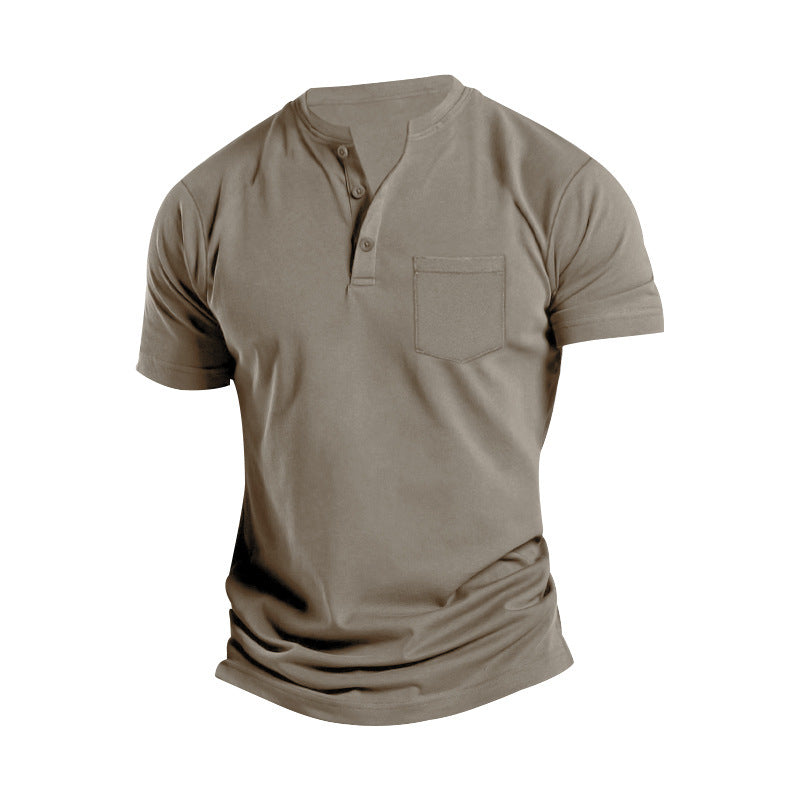 Men's Casual Short Sleeve Plus Size T-shirt - KYAAN