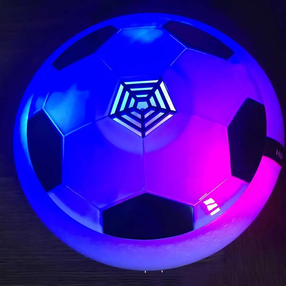 Magic Air Soccer Ball for Toddlers with Flashing Colored LED Lights - KYAAN