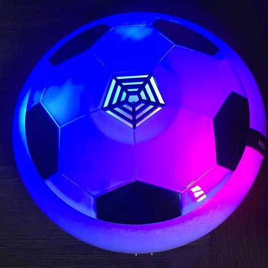 Magic Air Soccer Ball for Toddlers with Flashing Colored LED Lights - KYAAN