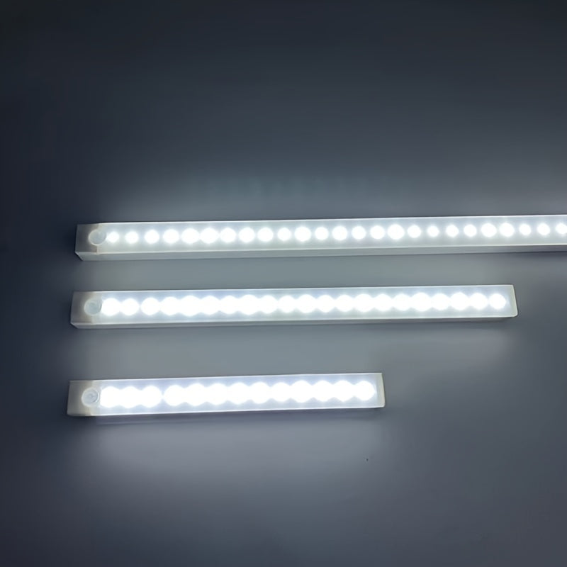 Motion-Activated LED Light Bar - Ultra-Thin, Wireless, USB Rechargeable, Perfect For Kitchen Cabinets, Stairs, Hallways & Wardrobes! - KYAAN