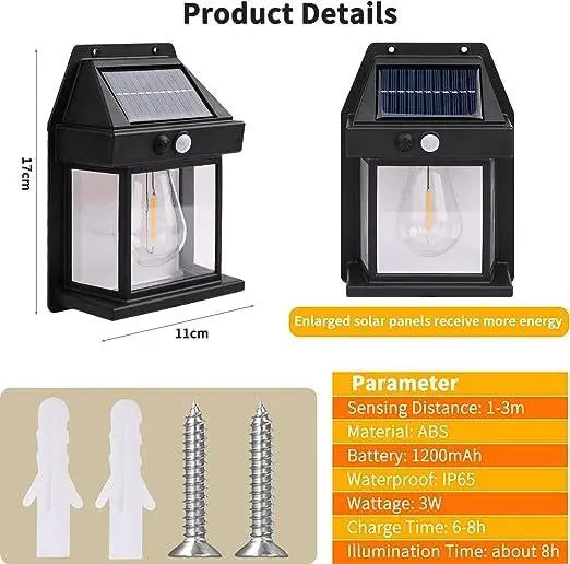 Solar Light Outdoor Wall Light - KYAAN