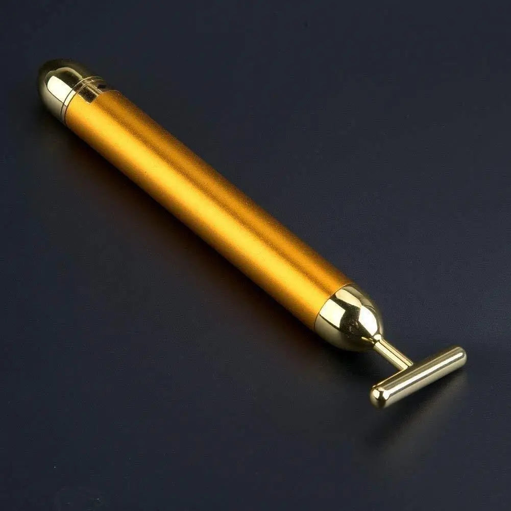 24K Gold Energy Beauty Bar Electric Facial Massage Roller - KYAAN