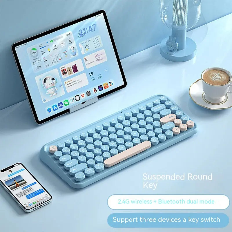 Three-mode Wireless Bluetooth Keyboard And Mouse Set - KYAAN