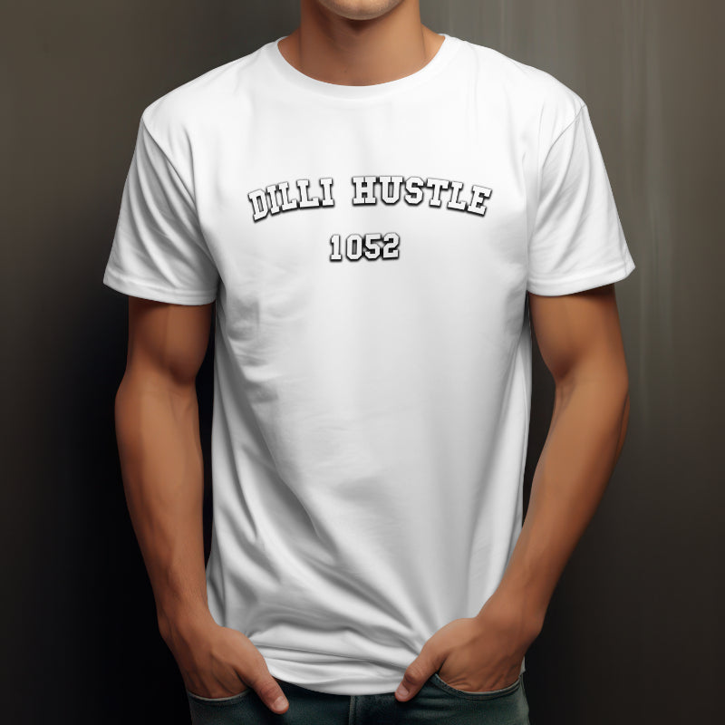 Dilli Hustle T-Shirt - KYAAN URBAN ELEGANCE