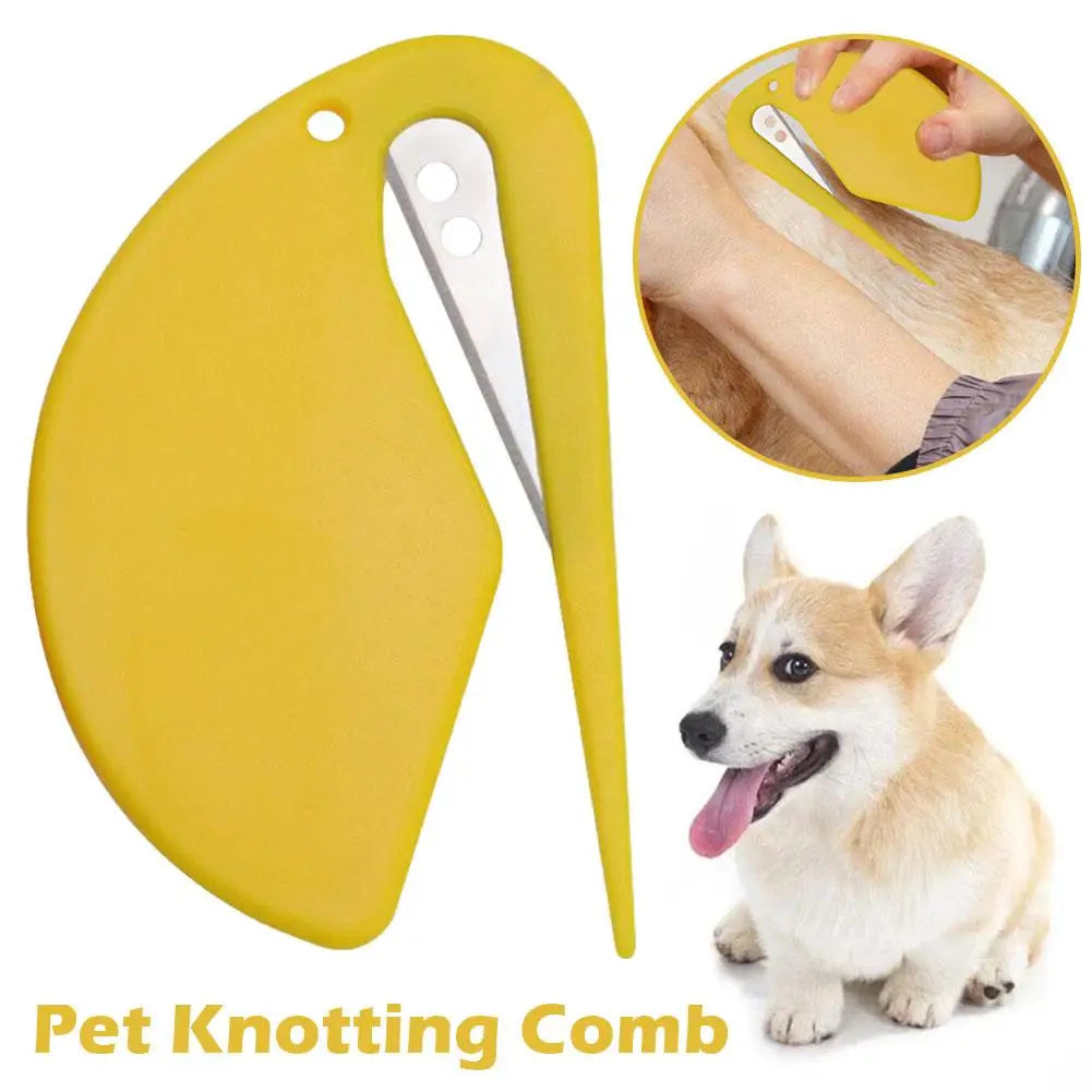 New Cat Dog Comb Pet Open Knot Comb Cat Puppy Hair Fur Shedding Grooming Trimmer Comb Comb Cat Brush - KYAAN