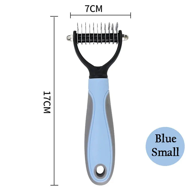 Professional Pet Deshedding Brush Dog Hair Remover Pet Fur Knot Cutter Puppy Cat Comb Brushes Dogs Grooming Shedding Supplies - KYAAN