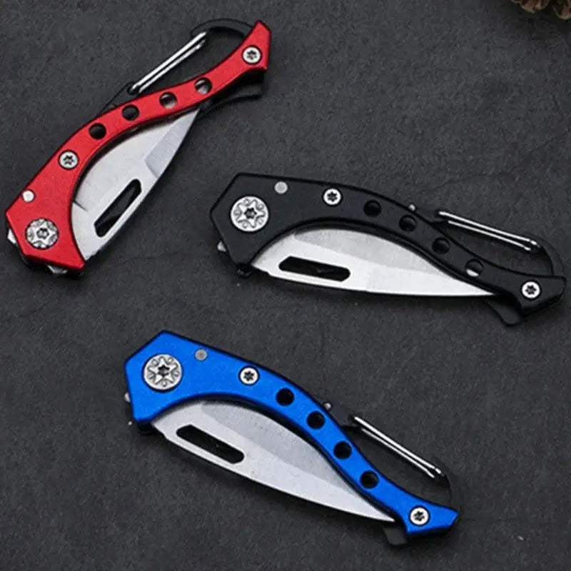 Folding Knife Tactical Survival Knives Hunting Camping Blade Self Defense Multi Outdoor Keychain Knife EDC Tool Pocket Knife - KYAAN