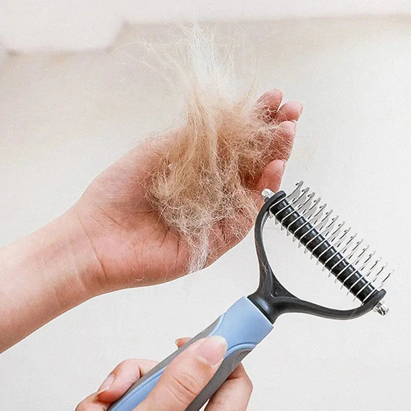 Professional Pet Deshedding Brush Dog Hair Remover Pet Fur Knot Cutter Puppy Cat Comb Brushes Dogs Grooming Shedding Supplies - KYAAN