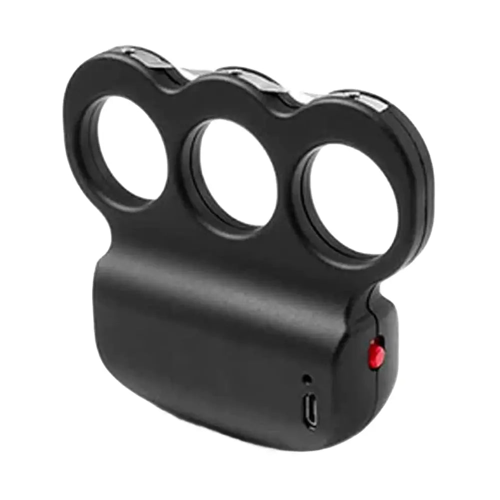 Knuckle Stun Ring 1500mah Battery Compact Stun Gun with Safety Switch Ultra High Power Stun Ring for Self Defense - KYAAN