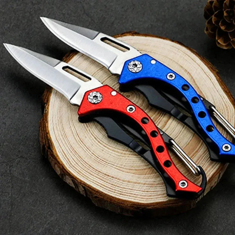 Folding Knife Tactical Survival Knives Hunting Camping Blade Self Defense Multi Outdoor Keychain Knife EDC Tool Pocket Knife - KYAAN