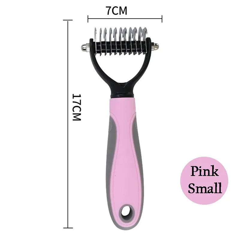 Professional Pet Deshedding Brush Dog Hair Remover Pet Fur Knot Cutter Puppy Cat Comb Brushes Dogs Grooming Shedding Supplies - KYAAN