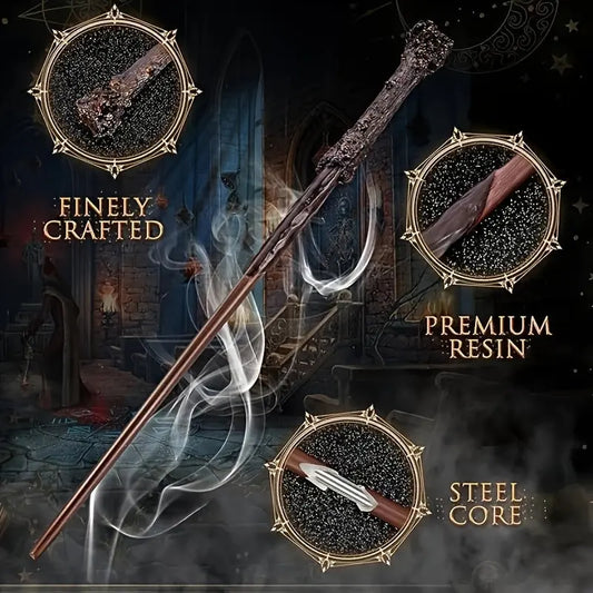 Movie Enthusiasts' Favorite: Exquisitely Designed, Vintage Metal Core Wands, Not Easily Broken - KYAAN