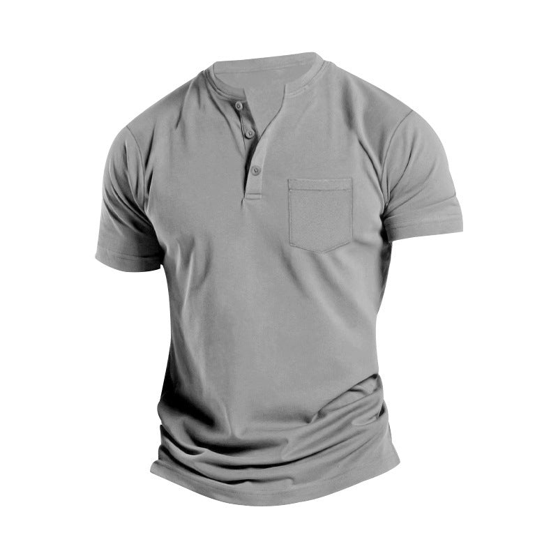 Men's Casual Short Sleeve Plus Size T-shirt - KYAAN