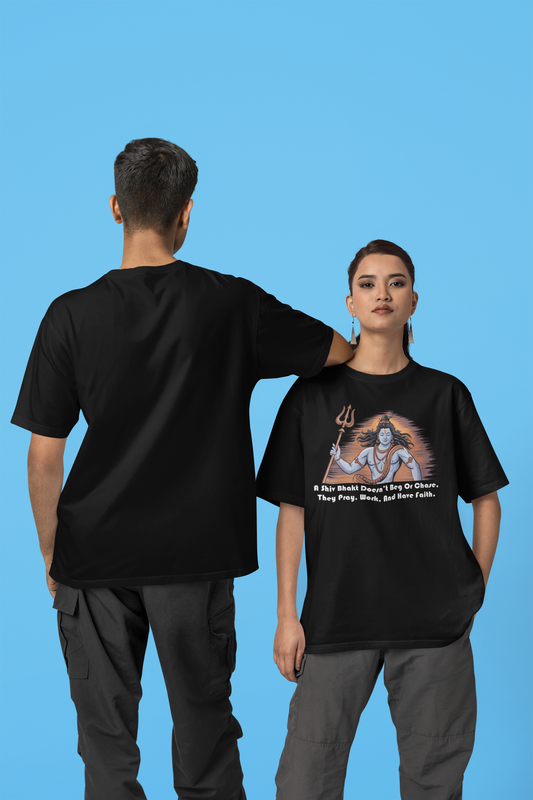 SHIV BHAKT Oversized Unisex T-Shirt - KYAAN URBAN ELEGANCE