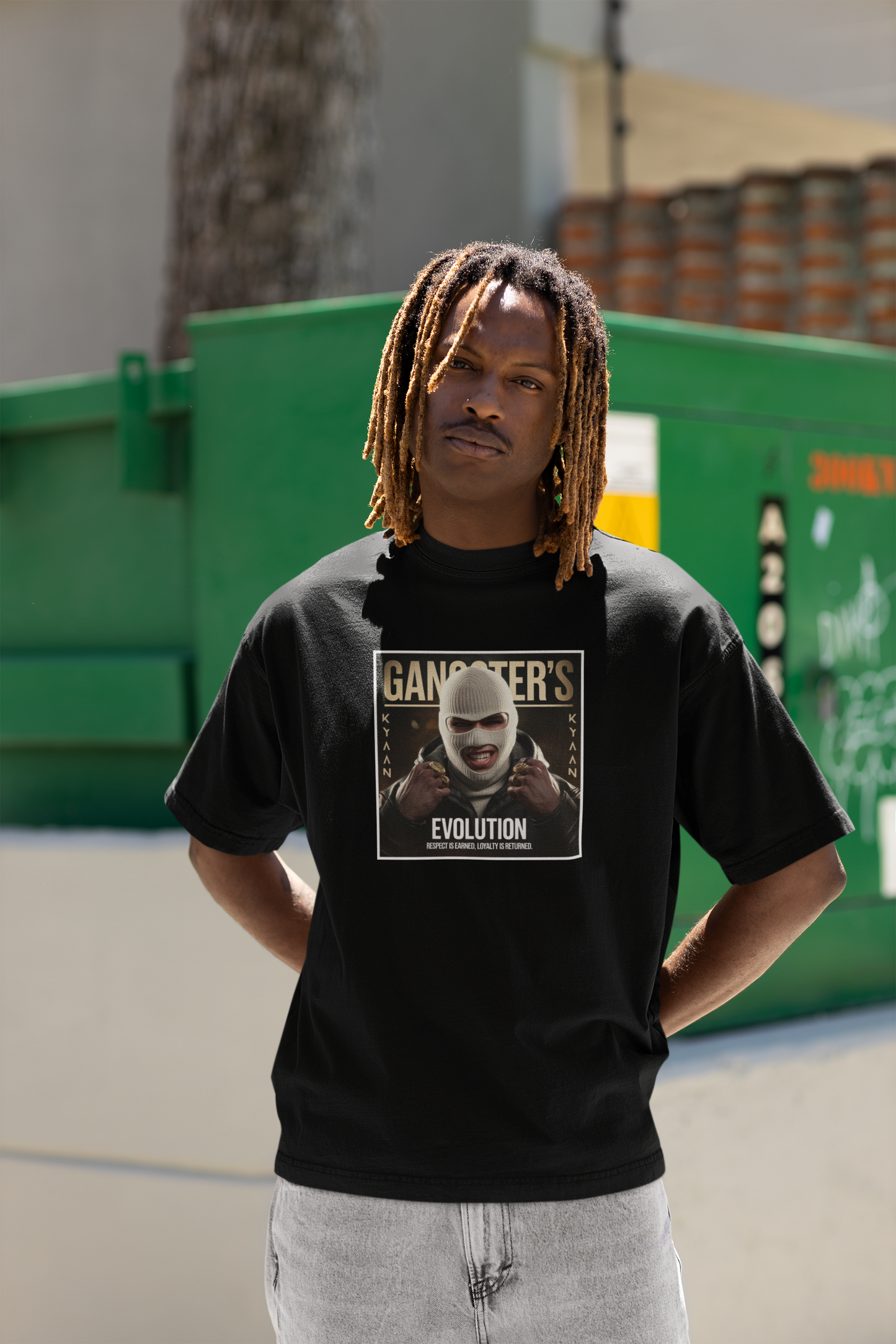 GANGSTER Oversized T-Shirt - KYAAN URBAN ELEGANCE