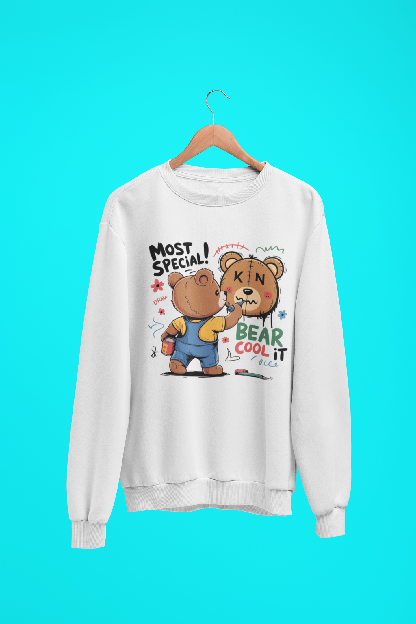 Bear It Cool Sweatshirt - KYAAN URBAN ELEGANCE