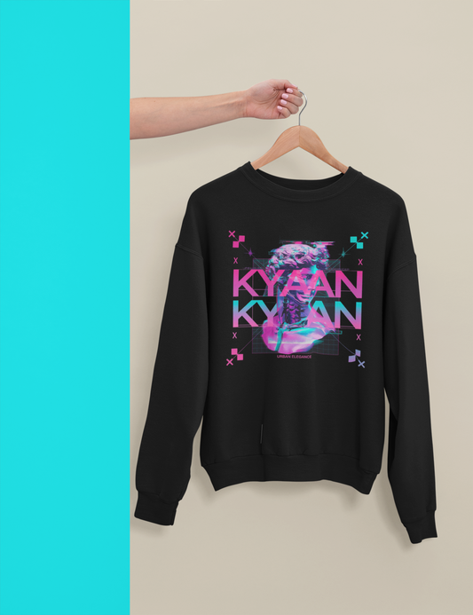 Glitch Unisex Sweatshirt - KYAAN URBAN ELEGANCE