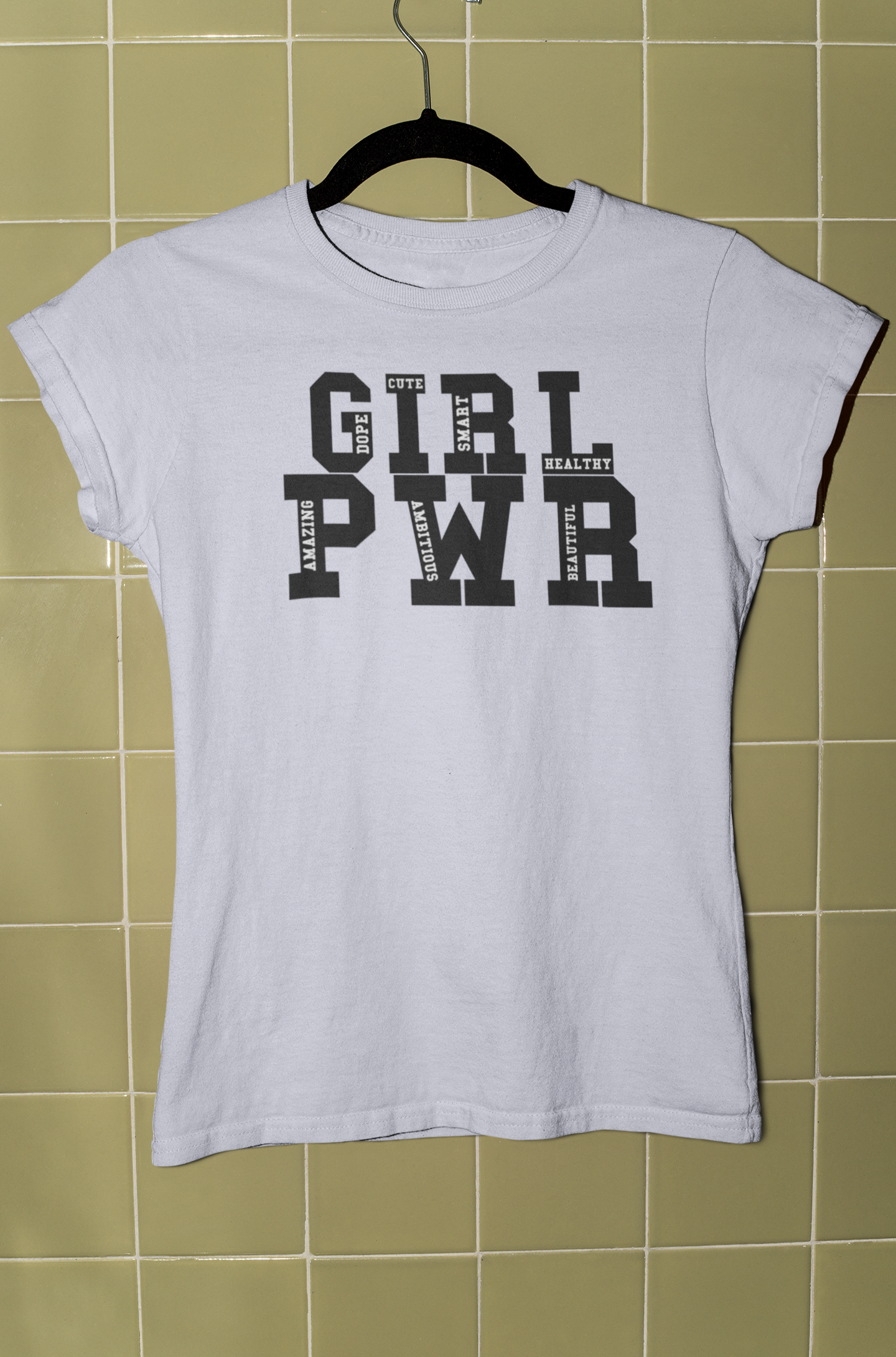 Girl Power Women's T-Shirt - KYAAN URBAN ELEGANCE