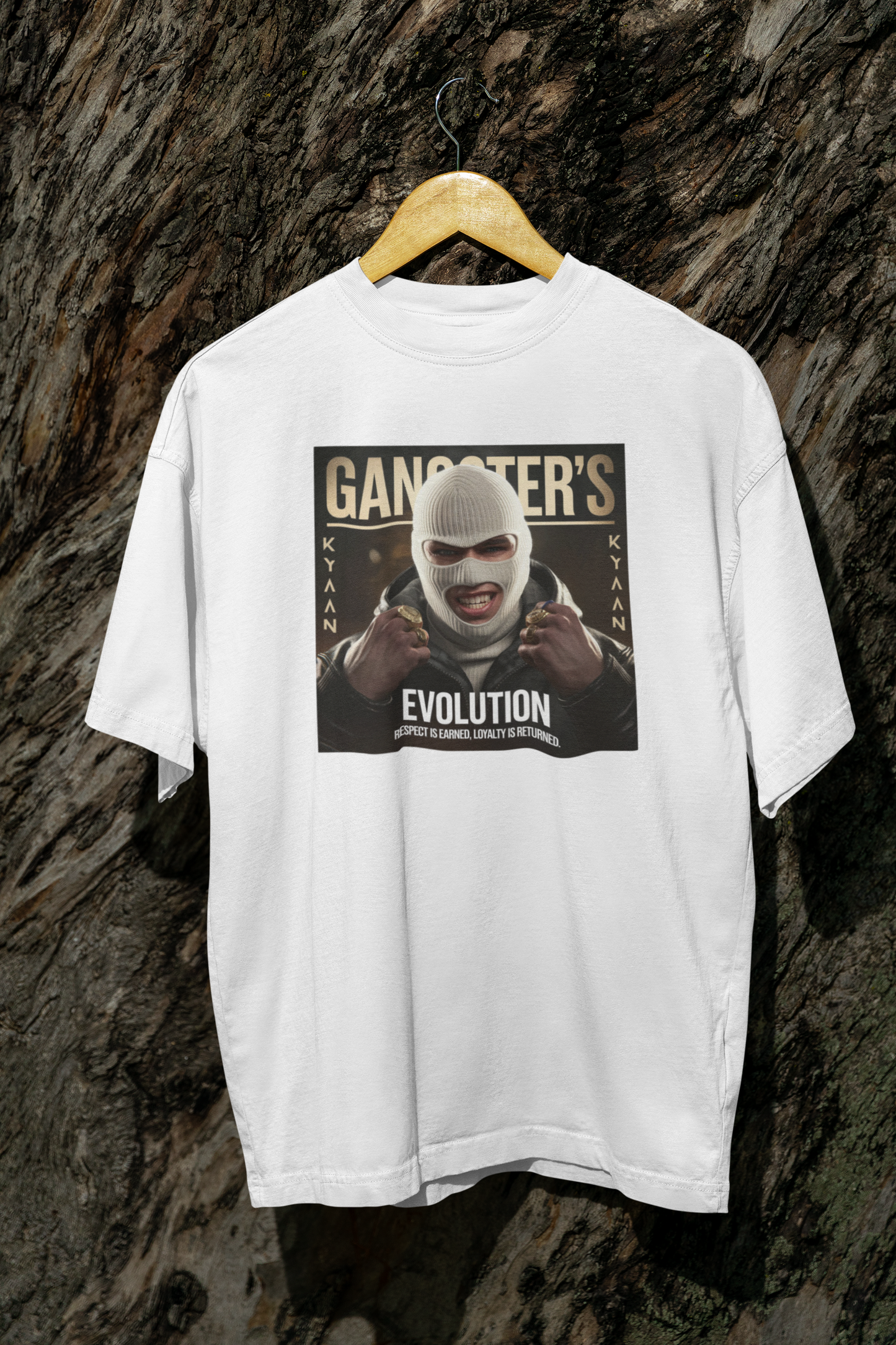 GANGSTER Oversized T-Shirt - KYAAN URBAN ELEGANCE