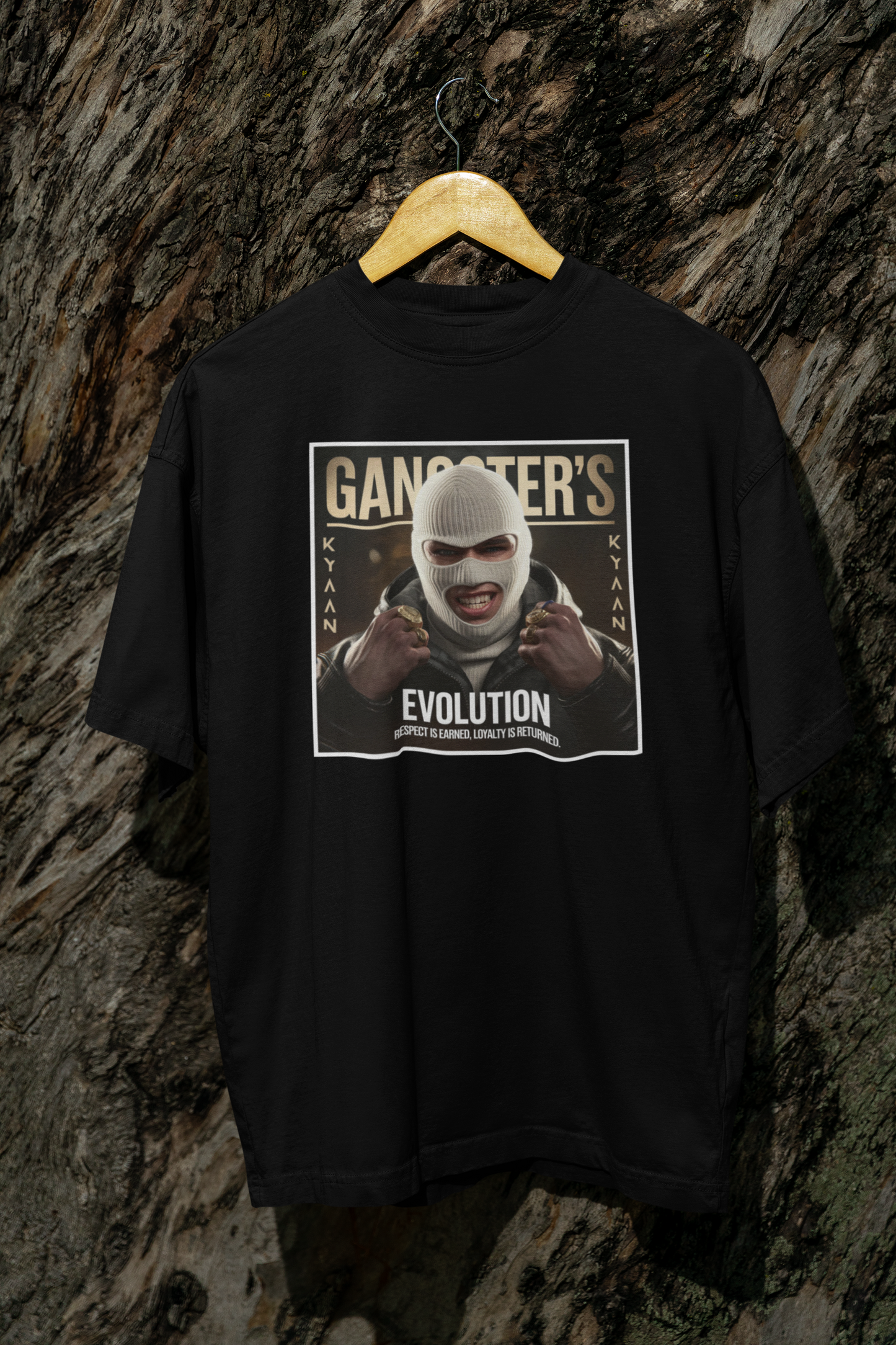 GANGSTER Oversized T-Shirt - KYAAN URBAN ELEGANCE