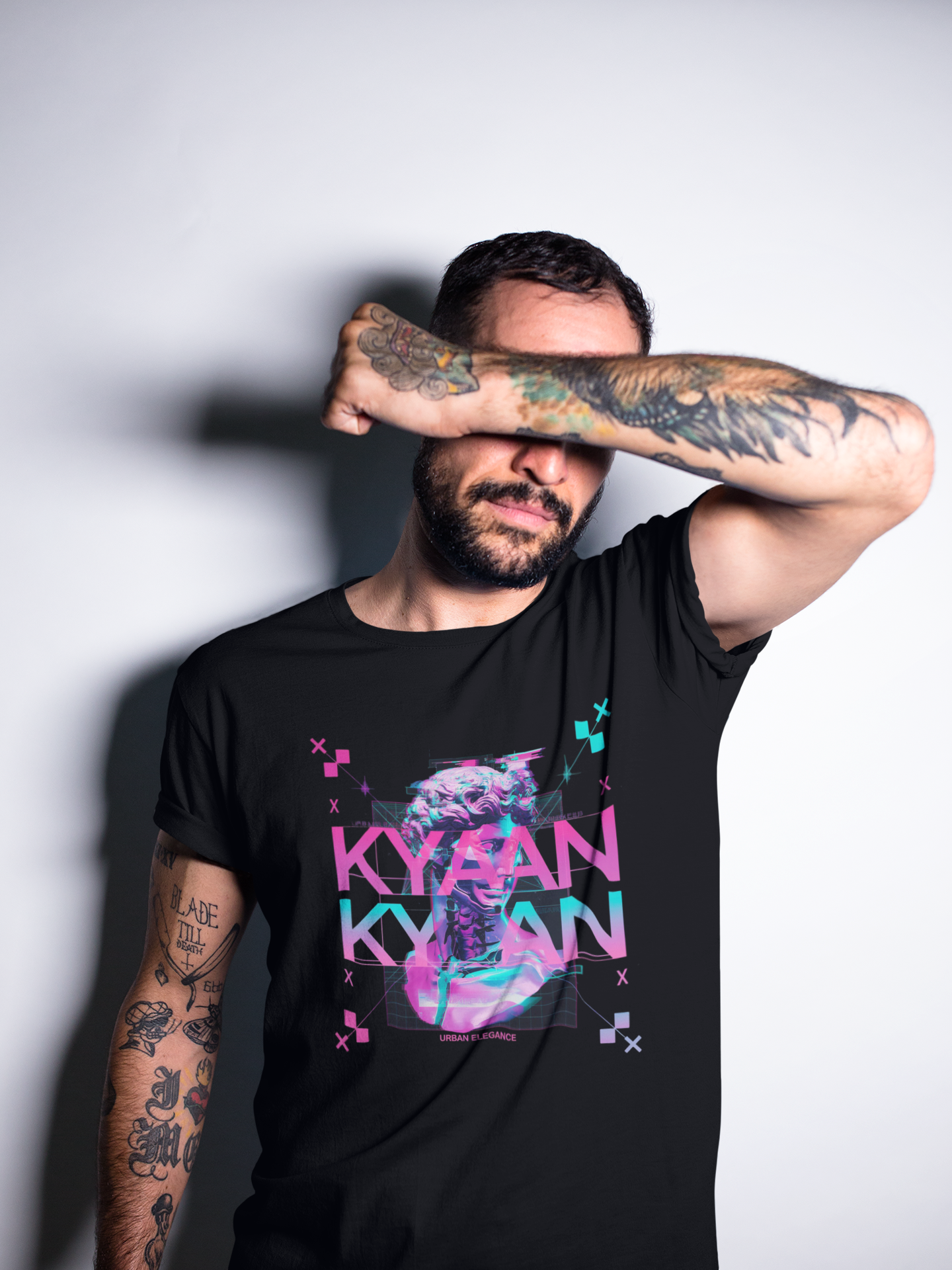 Glitch Unisex Oversized T-Shirt - KYAAN URBAN ELEGANCE