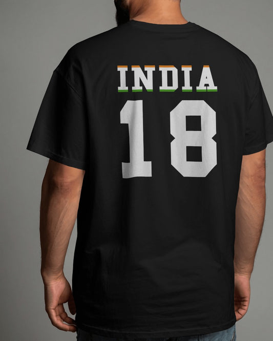 Indian Legend 18 White Text T-Shirt - KYAAN URBAN ELEGANCE