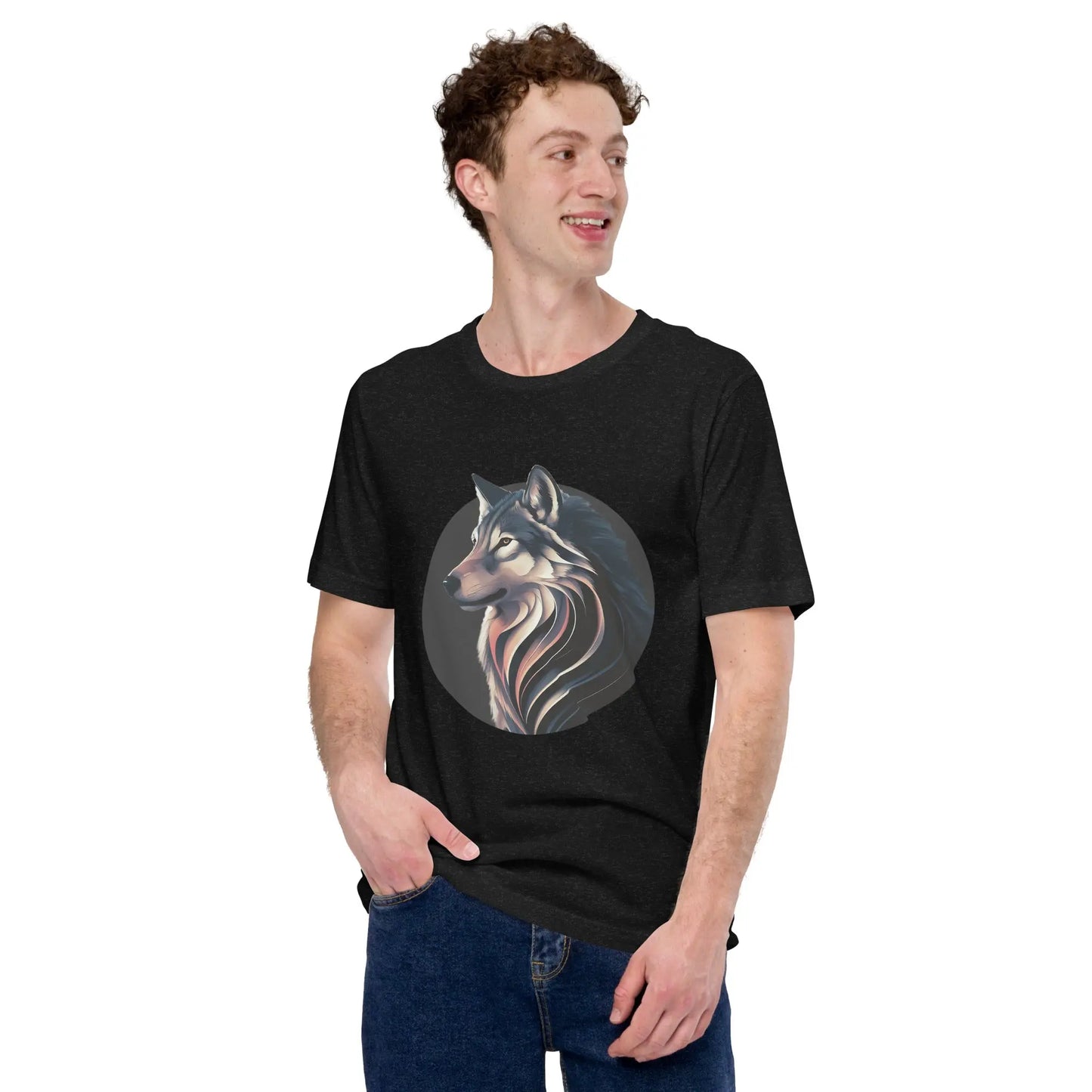 Wolf Unisex t-shirt - KYAAN URBAN ELEGANCE - KYAAN